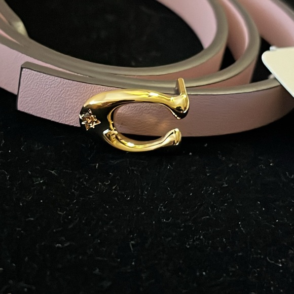 Coach Signature Leather Bracelet - Picture 6 of 8
